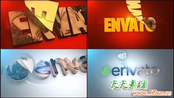 FCPX模板-超级英雄漫画LOGO标志片头展示 Super Comic Hero Logo-天天素材网