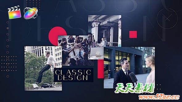 FCPX模板-现代流行图文展示介绍开场 Trendy Urban + 使用教程-天天素材网