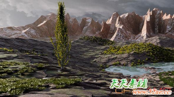 C4D地形生成插件 Terraform4D v1.0.3-5 For Cinema 4D R23 Win破解版-天天素材网