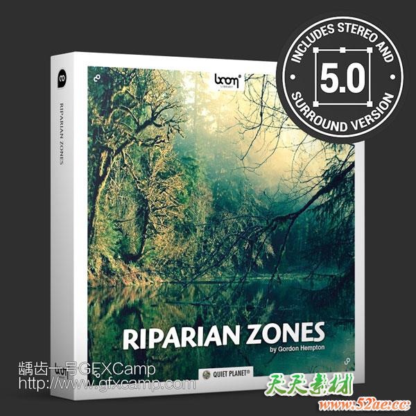 森林河边大自然环境虫鸣鸟叫环绕立体无损音效-天天素材网