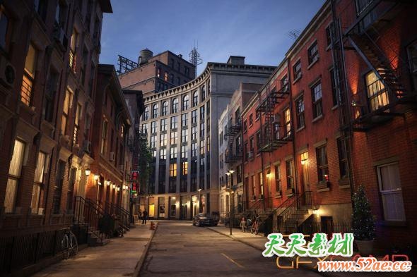 现代城市建筑场景3D模型 Evermotion – Archexteriors Vol. 35 (3DS MAX格式)-天天素材网