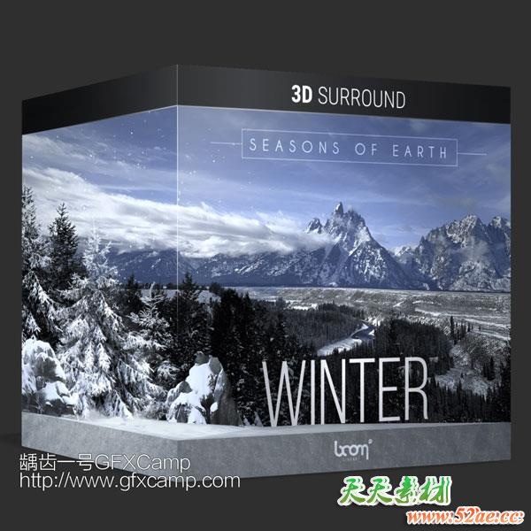 冬天寒风大风自然环境环绕立体无损音效-天天素材网