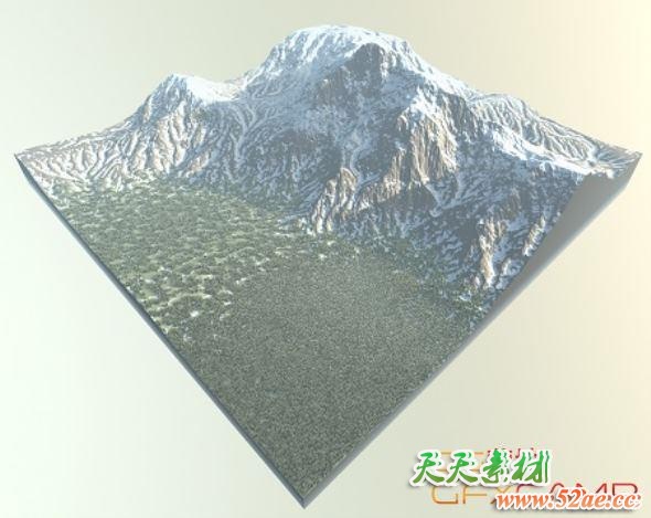 自然地形深度贴图素材 Gumroad – 8K Landscapes by Dizzy Viper Vol.1-天天素材网