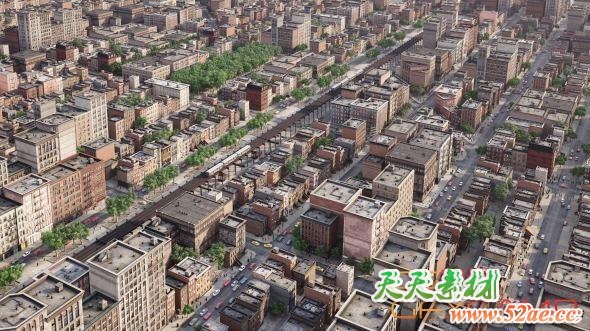 楼房建筑3D模型 Evermotion – Archmodels Vol. 234 (3DS MAX格式)-天天素材网