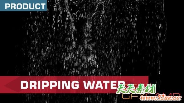 27组往下滴水2K视频素材 含透明通道 Actionvfx – Dripping Water Assets-天天素材网