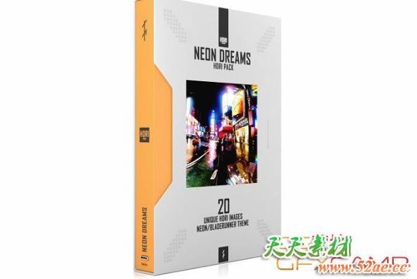 夜晚霓虹灯环境高动态HDRI素材 Gumroad – TFM HDRI Pack – Neon Dreams and Highline-天天素材网