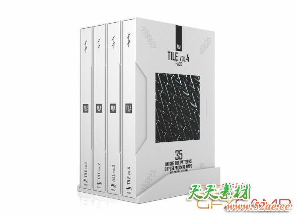 平铺贴图材质素材 Gumroad – TFM Tile Packs Bundle Vol.1-4-天天素材网