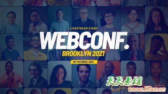 AE模板-项目活动介绍宣传片头 Event Promo-天天素材网