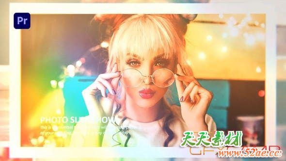 PR预设-回忆幻灯片照片相册片头 The Slideshow Memories Photo Slideshow-天天素材网