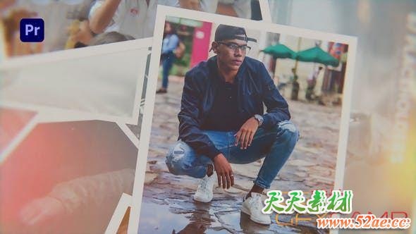 PR预设-回忆照片相册片头开场 The Inspiration – Photo Slideshow-天天素材网