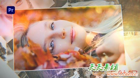 PR预设-浪漫回忆照片相册片头 Photo Slideshow – The Moments-天天素材网