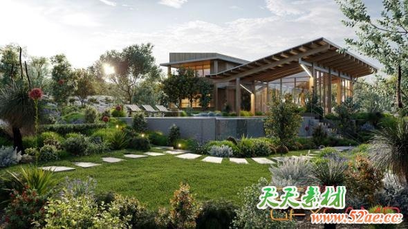 庭院花园植物3D模型 Globe Plants – Bundle 24 Australian Home and Garden 03 (3DS MAX格式)-天天素材网