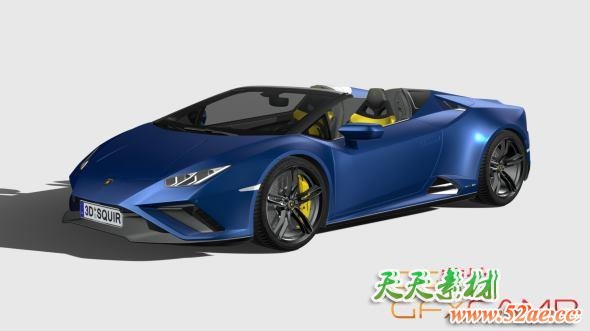 兰博基尼汽车3D模型 Lamborghini  Car 3D Models Collection 2019-2022-天天素材网