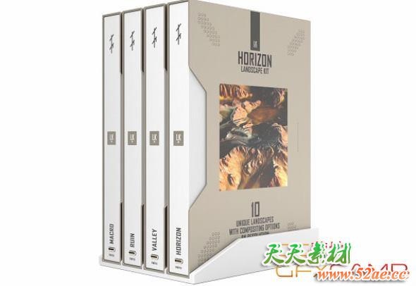 自然环境地形深度贴图素材 TFM Landscape Kits Bundle-天天素材网