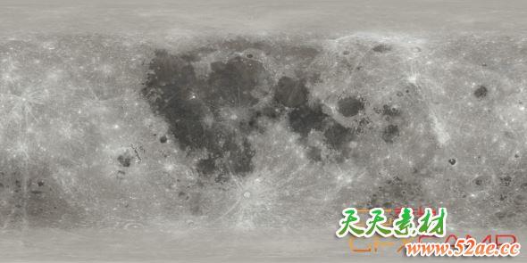 月亮贴图素材 Moon Texture 4K 27K-天天素材网