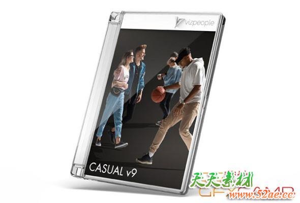 日常休闲人物图片素材 VizPeople – Casual v9-天天素材网