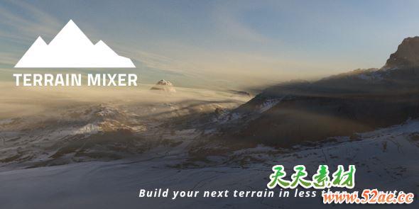 Blender地形自然环境生成插件 Terrain Mixer V1.9.1 + 使用教程-天天素材网