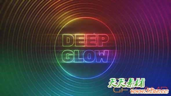 漂亮发光辉光AE插件 Aescripts Deep Glow V1.5.0 Win/Mac 破解版 + 使用教程-天天素材网
