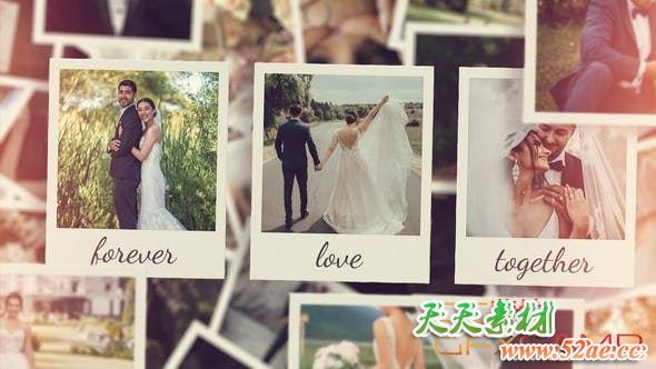 AE模板-美好回忆照片相册片头 Memories Slideshow-天天素材网