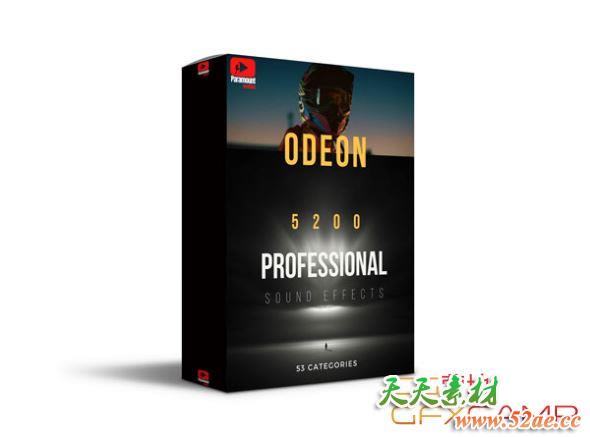 5200组电影视频常用音效素材 Paramount Motion – ODEON Sound Effects-天天素材网
