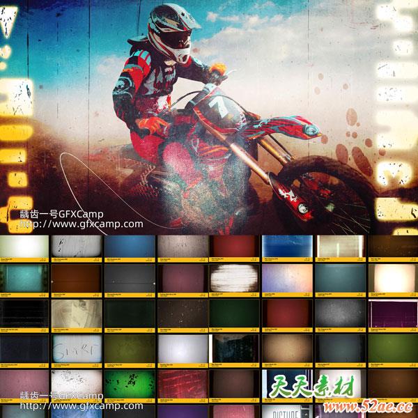 209组复古老电影胶片划痕污迹叠加特效合成4K视频素材-天天素材网