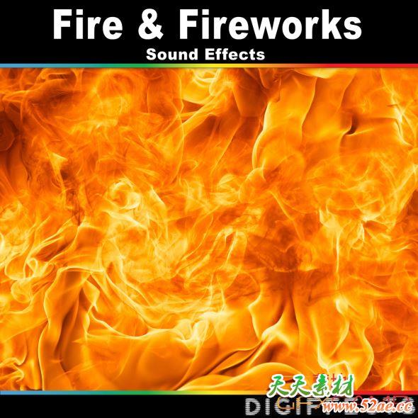 火焰烟花音效 Digiffects Sound Effects Library – Fire & Fireworks Sound Effects-天天素材网