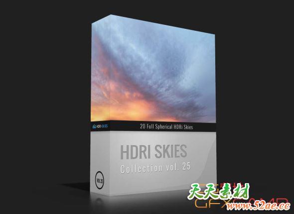 20组高动态天空素材 HDRI Skies Pack 25-天天素材网