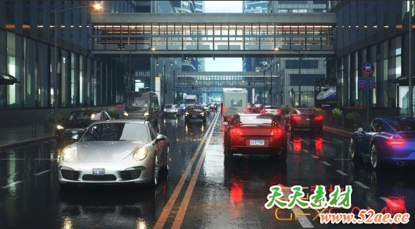 10组室外汽车建筑街道场景3D模型 Evermotion – Archexteriors Vol.37 (3DS MAX格式)-天天素材网