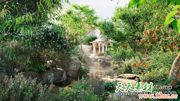 印度树木植物3D模型 Globe Plants – Bundle 36 – Indian Plants (3DS MAX格式)-天天素材网