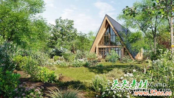 北美花园植物灌木3D模型第二套 Globe Plants – Bundle 29 – North American Home & Garden 02 (3DS MAX格式)-天天素材网