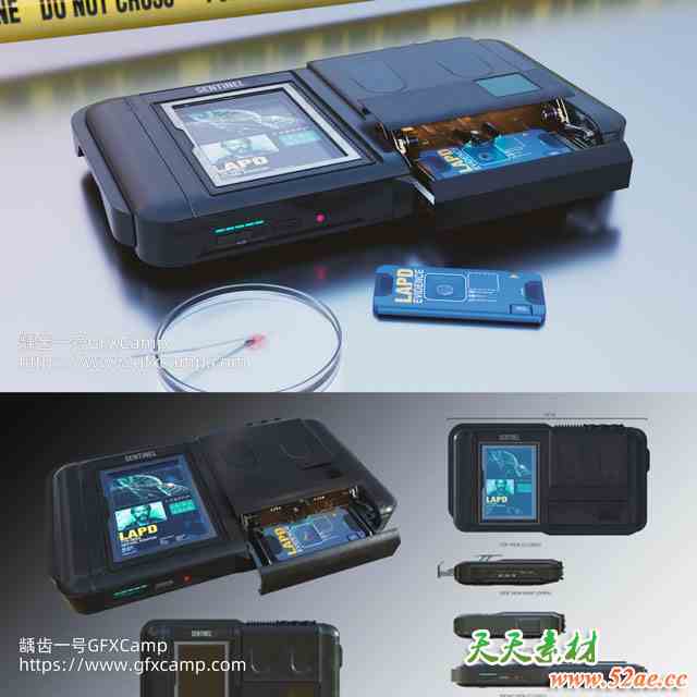 Fusion+PS+SP电影科幻道具设计建模教程 中文/英文字幕-天天素材网