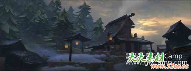 Procreate+Blender+SP+ZBrush环境概念艺术三维模型制作教程 Custom 3D Kits for Environment Concept Art-天天素材网