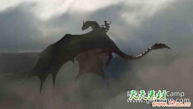 Maya龙骑士动画场景教程 Animating a Dragon Rider for Film & VFX-天天素材网