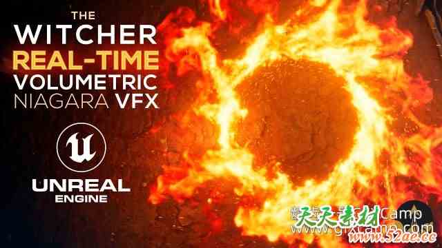 UE5魔法烟雾火焰特效模拟教程 RedefineFX – The Witcher Crash Course-天天素材网