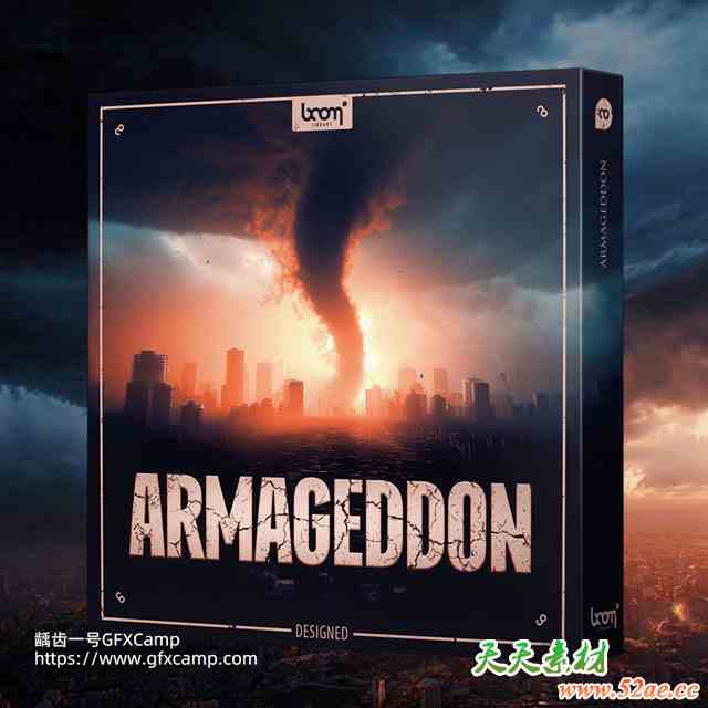 末日地震风暴崩塌灾害无损音效素材 Armageddon Designed-天天素材网