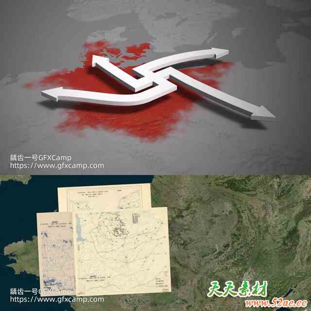 GEOlayers 3 WAR战争地图线路动画教程 中文/英文字幕-天天素材网