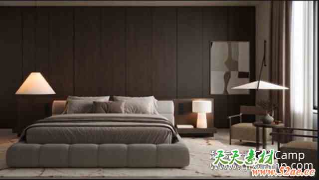 3DS MAX室内场景渲染教程 Udemy – Animation with Corona & V-Ray in 3ds Max-天天素材网