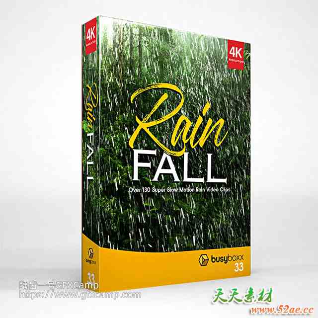 133组下雨玻璃水滴特效合成高清4K视频素材-天天素材网