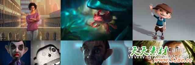 Maya角色灯光教程 Academy of Animated Art – Character Lighting For Animated Films 中文/英文字幕-天天素材网