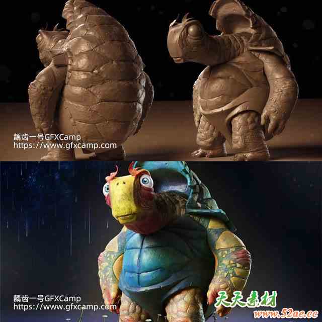 ZBrush雕刻建模完全新手入门基础进阶高级全面教程 两套 中文/英文字幕-天天素材网