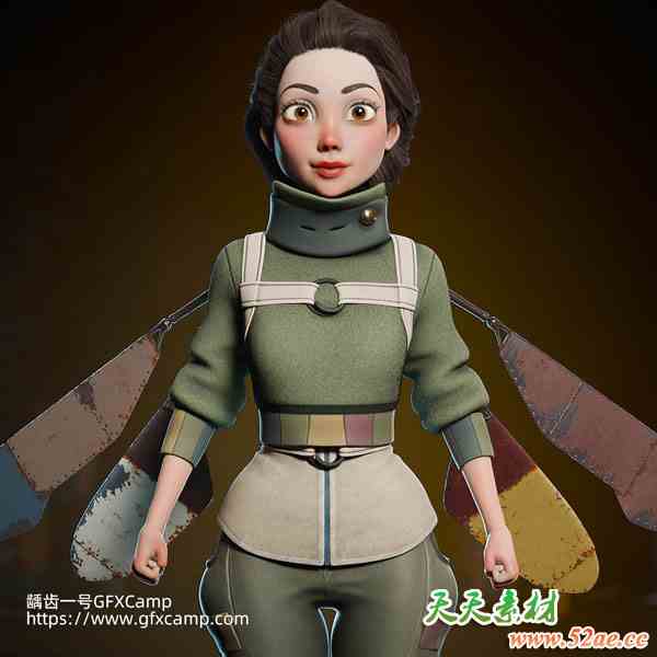 CGBoost Blender 3D人物服装角色建模雕刻全流程新手基础教程 中文/英文字幕-天天素材网