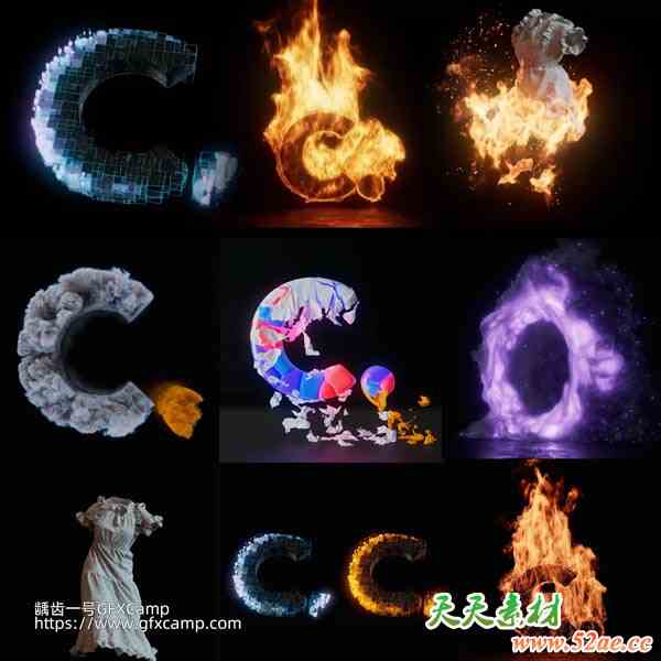 Coloso Houdini火焰能量布料烟雾粒子模拟视觉特效基础教程 中文/英文/韩文字幕-天天素材网
