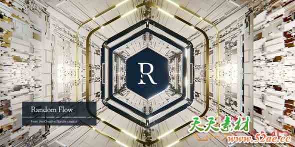 Blender科技感模型生成插件 Random Flow v4.0.0 + Preselect v1.6.0 + Presets预设库-天天素材网