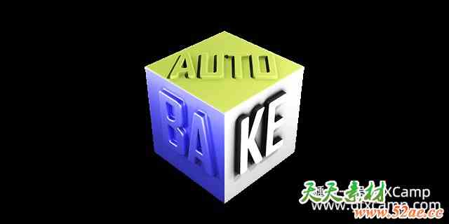 Blender自动烘焙插件 Autobake Tools V1.5-天天素材网