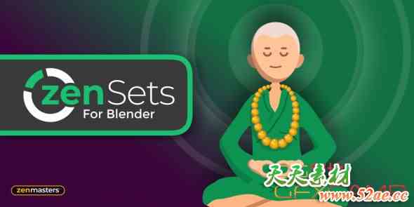 Blender模型集合创建管理插件 Zen Sets v3.0.2.2-天天素材网