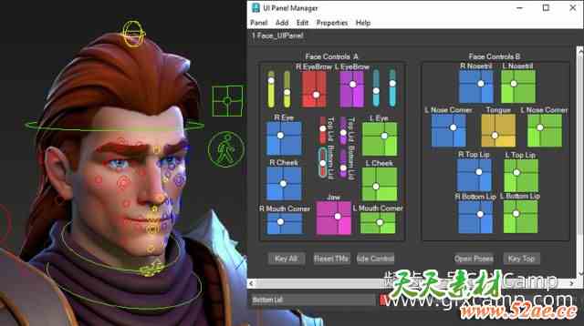 3DS MAX高级绑定动画插件 SmartAnim v1.08.03 for 3ds Max 2020 – 2027-天天素材网