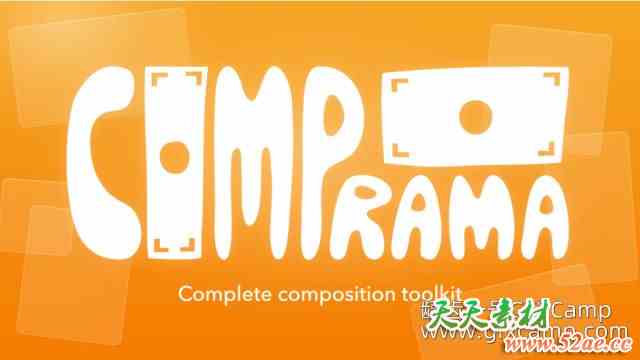 AE一键生成自定义合成脚本 Aescripts COMP-O-RAMA V1.0.1 + 使用教程-天天素材网