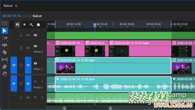 AE视频剪辑脚本 Railcut V1.1.0-天天素材网