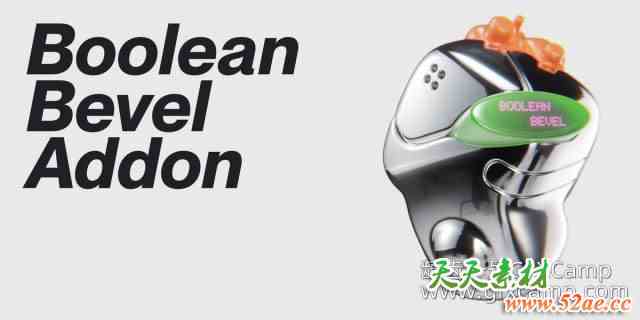 Blender布尔倒角插件 Boolean Bevel v1.1.9+ 使用教程-天天素材网