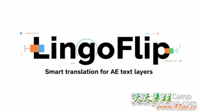 AE文字语言切换脚本 Aescripts LingoFlip V5.7.0-天天素材网